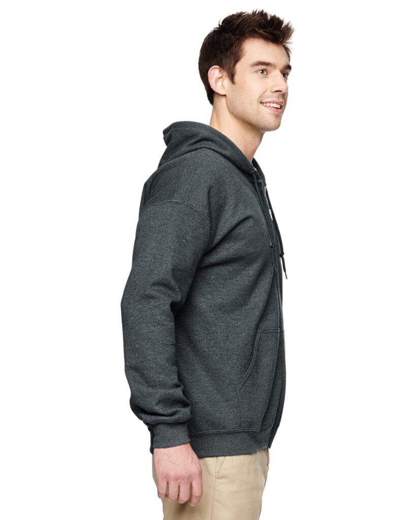 Gildan Adult Heavy Blend™ 50/50 Full-Zip Hooded Sweatshirt (G186) - Image 2